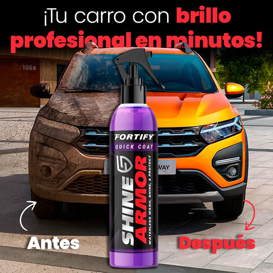 Spray Shine Max | Brillo profesional para tu carro en minutos